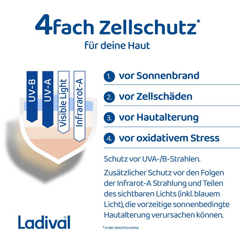 Ladival AKTIV Sonnenschutz Creme & Stift LSF 50+ 30 ml Creme