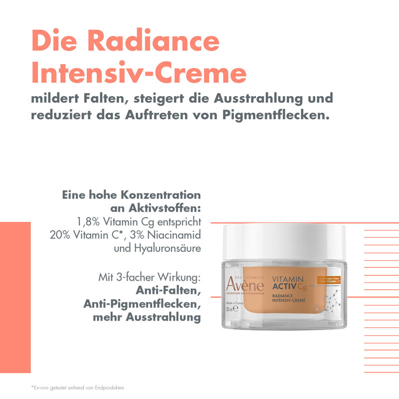 Avène VITAMIN ACTIV Cg RADIANCE INTENSIV-CREME  50 ml Creme