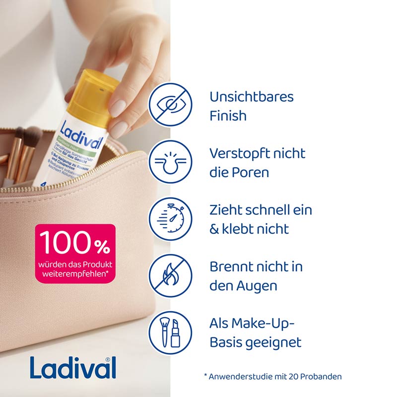 Ladival Gerötete Haut Getönt 50+ 50 ml Gel