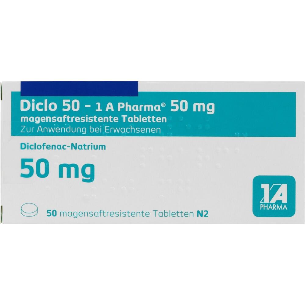 Diclo 50-1 A Pharma 50 St Tabletten magensaftresistent