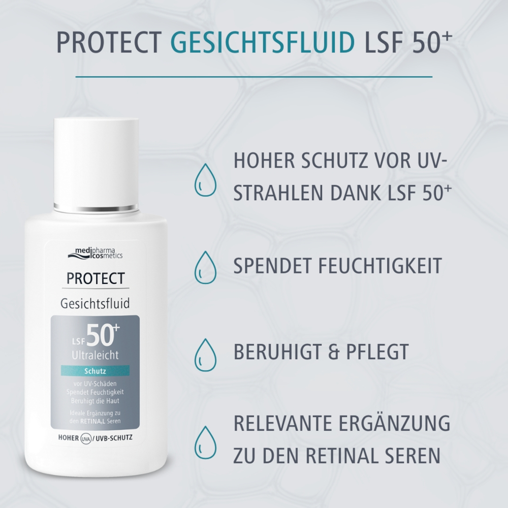 medipharma cosmetics Protect Gesichtsfluid LSF 50+ 50 ml Creme