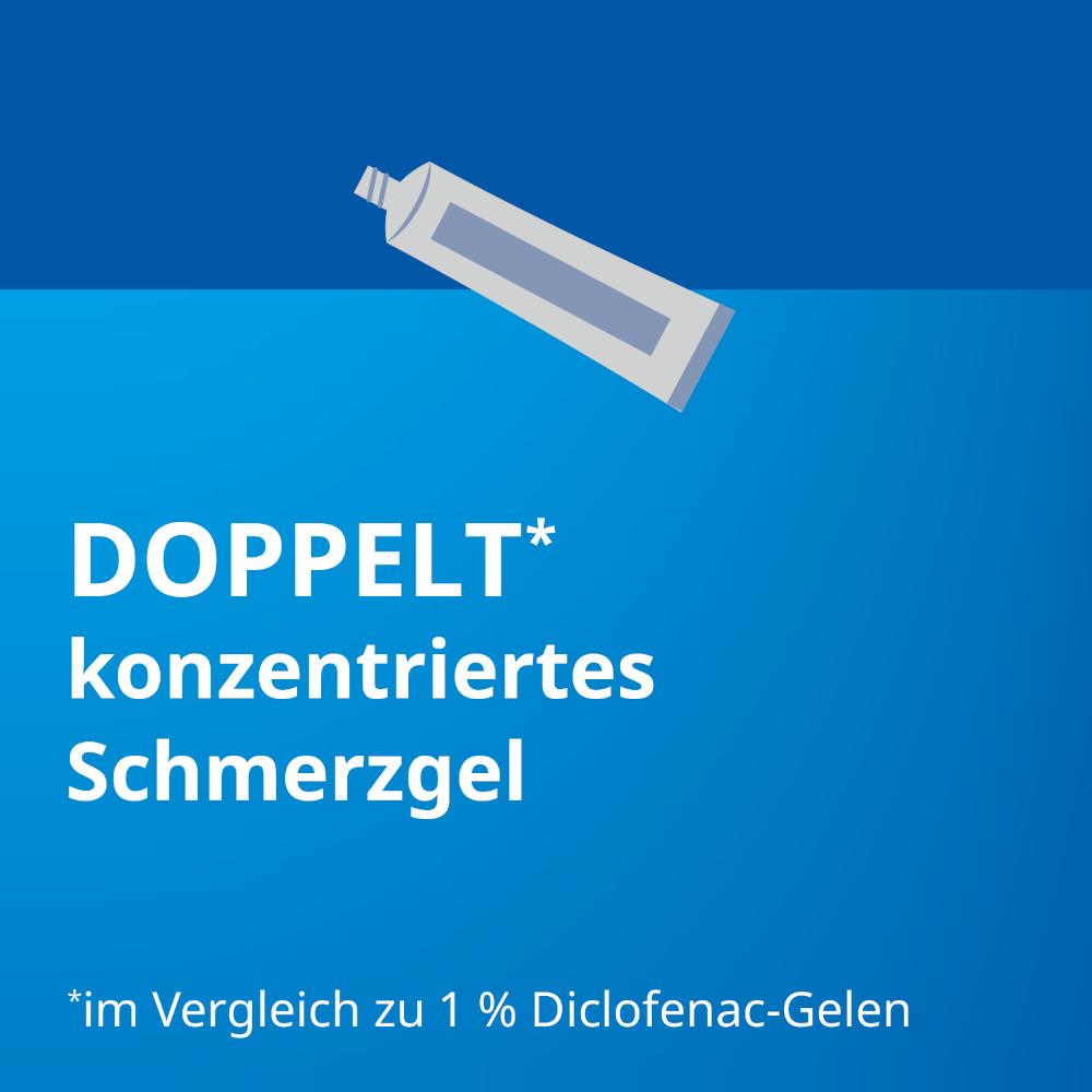 Diclofenac STADA Schmerzgel forte 20 mg/g Doppelpack 2X180 g Gel