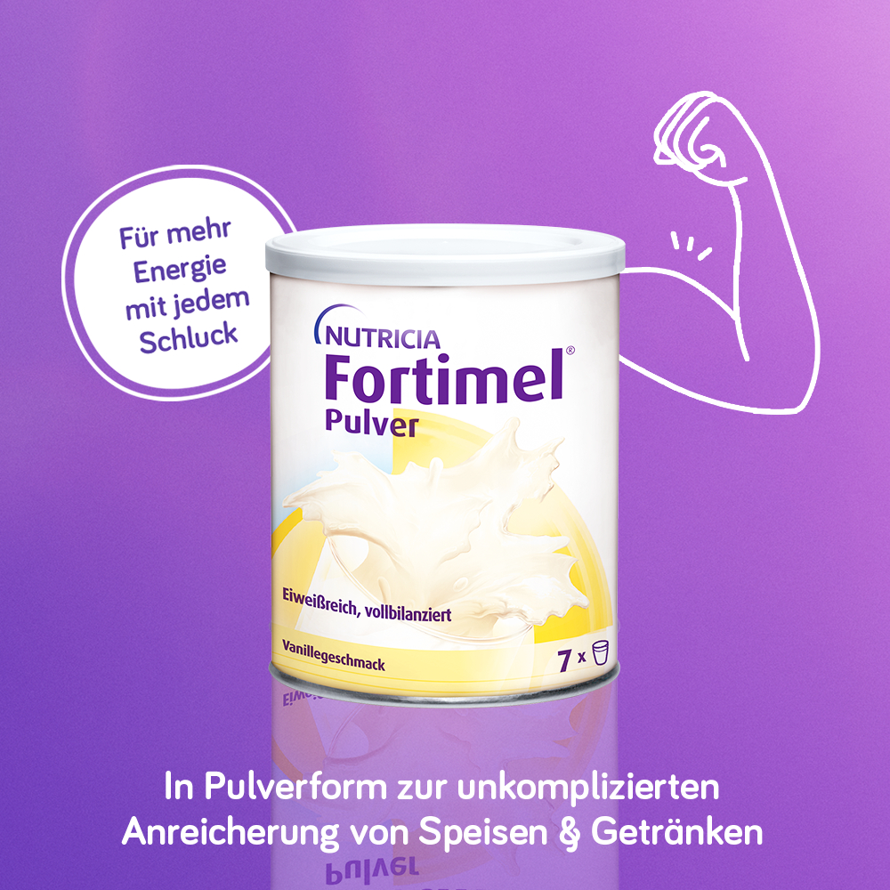 Fortimel Pulver Aufbaunahrung Vanille  12X335 g Pulver