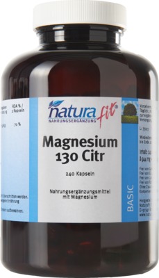 naturafit Magnesium 130 Citr 240 St Kapseln