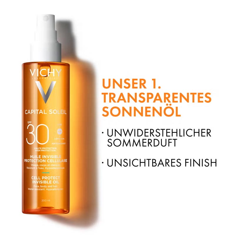 VICHY CAPITAL SOLEIL CELL PROTECT LSF 30 200 ml Öl
