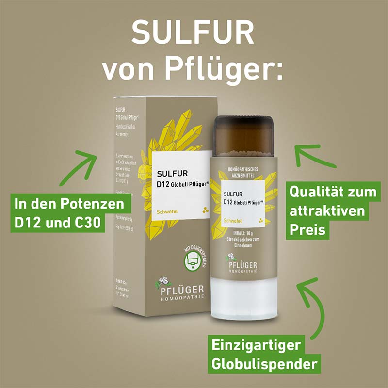 Sulfur C30 Globuli Pflüger 10 g Globuli