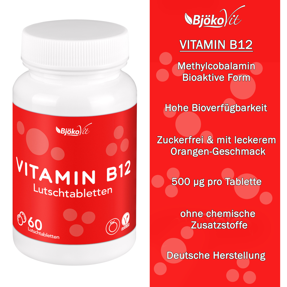 VITAMIN B12 vegan  60 St Lutschtabletten