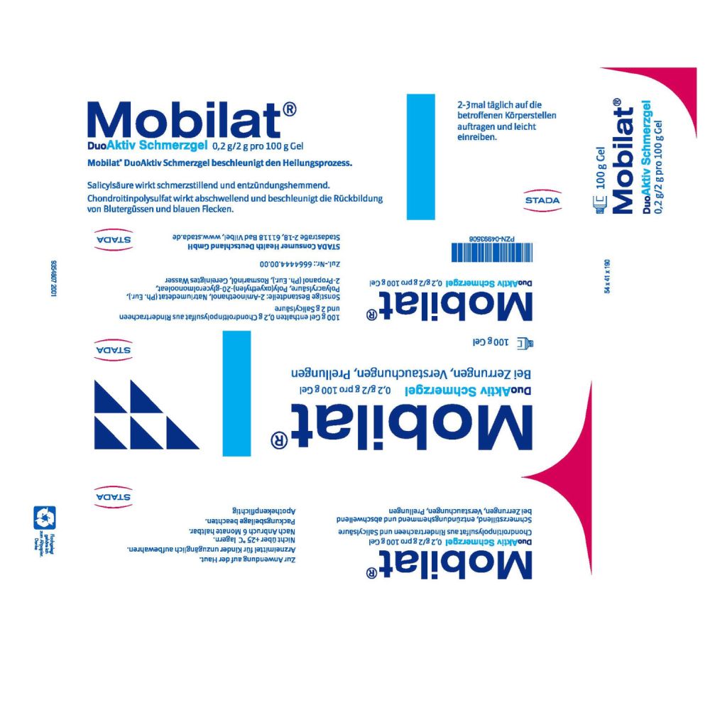Mobilat DuoAktiv Schmerzgel 100 g Gel