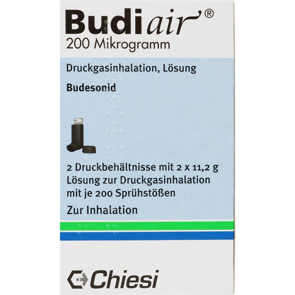 Budiair 200 Mikrogramm Standard 2 St Dosieraerosol