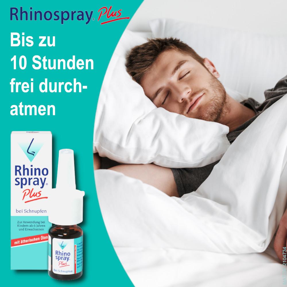 Rhinospray Plus bei Schnupfen Nasenspray Doppelpack 2X10 ml Dosierspray