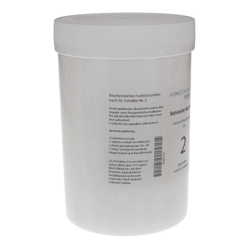 HOMOEOPATHIEFUCHS Schüssler-Salz Nr. 2 Calcium phosphoricum D6 4000 St Tabletten