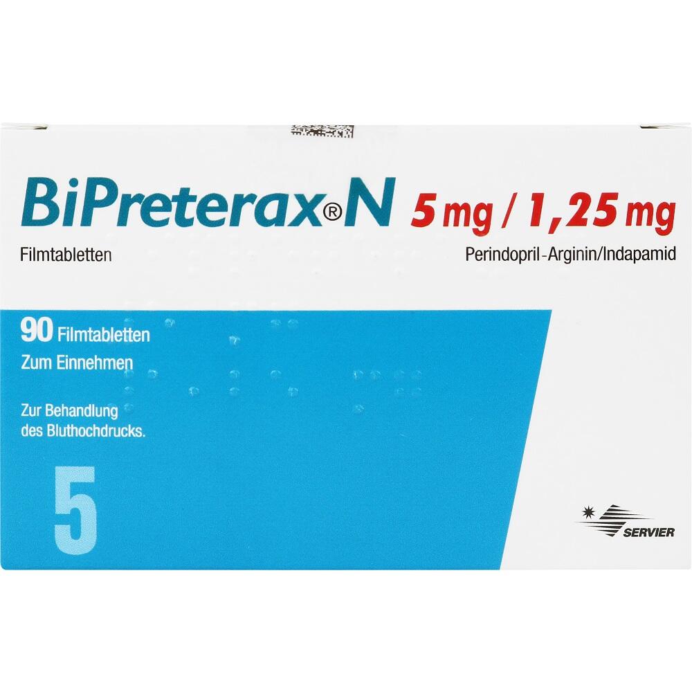 BIPRETERAX N 5mg/1,25mg 90 St Filmtabletten