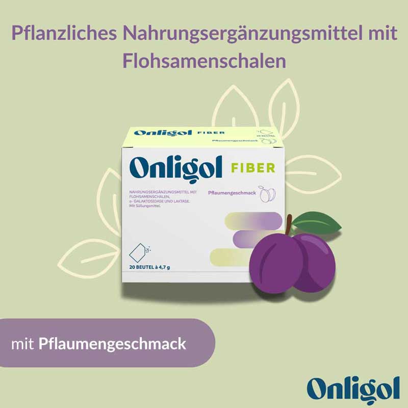 Onligol Fiber mit Flohsamenschalen 20X4.7 g Pulver