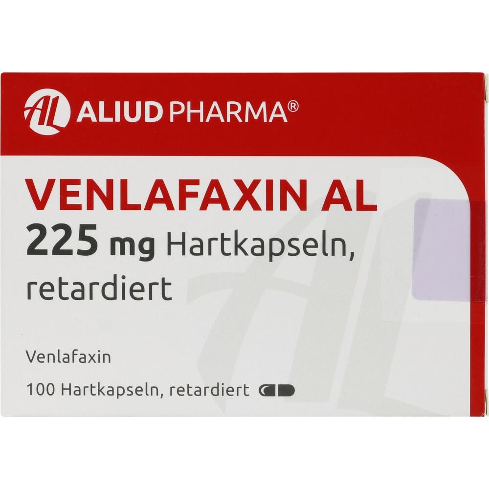 VENLAFAXIN AL 225 mg Hartkapseln retardiert 100 St Retard-Kapseln
