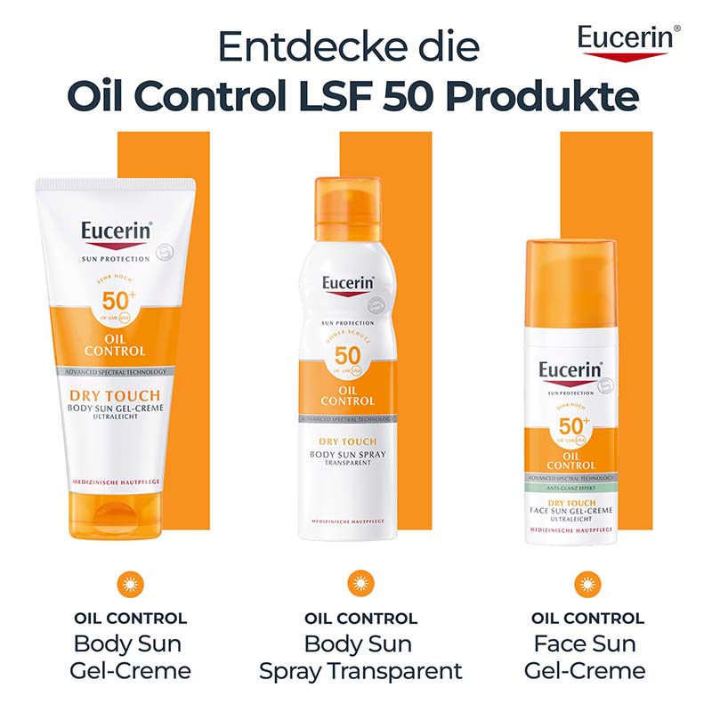 Eucerin SUN OIL CONTROL DRY TOUCH SUN SPRAY TRANSPARENT LSF 50+  200 ml Spray