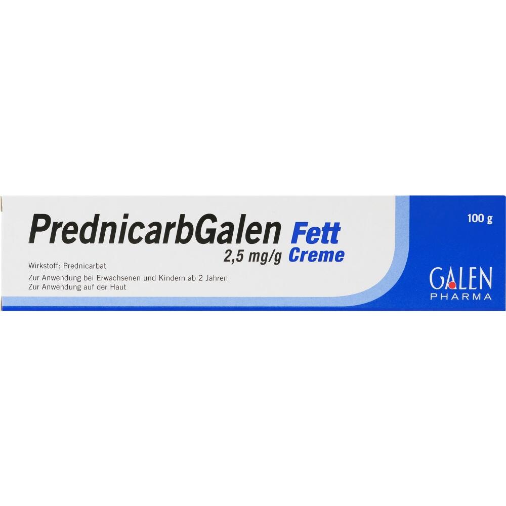 PrednicarbGalen Fett 2,5mg/g 100 g Creme