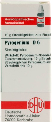 PYROGENIUM D 6 Globuli 10 g Globuli