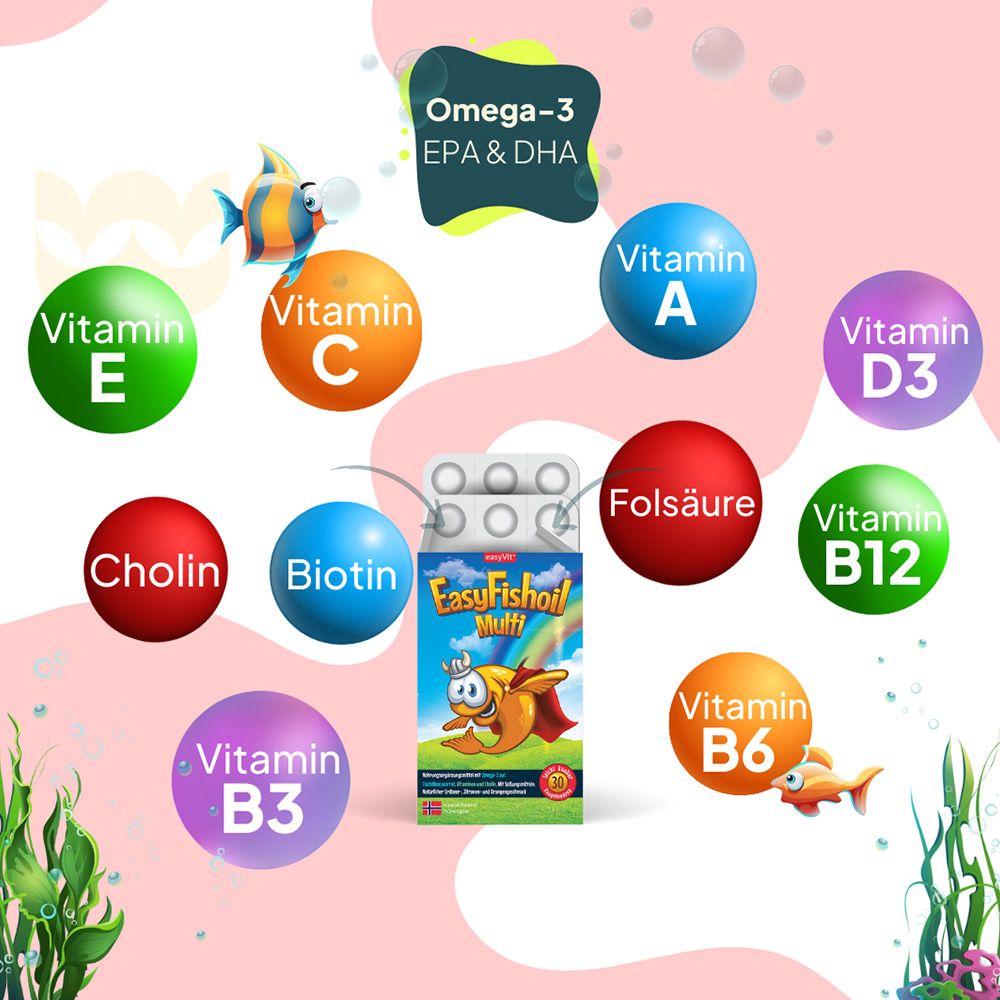 EasyFishoil Multi 30 St Kautabletten