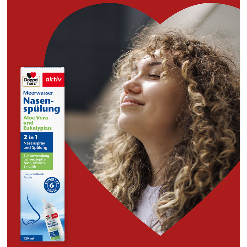 Doppelherz aktiv Meerwasser Nasenspülung 120 ml Spüllösung