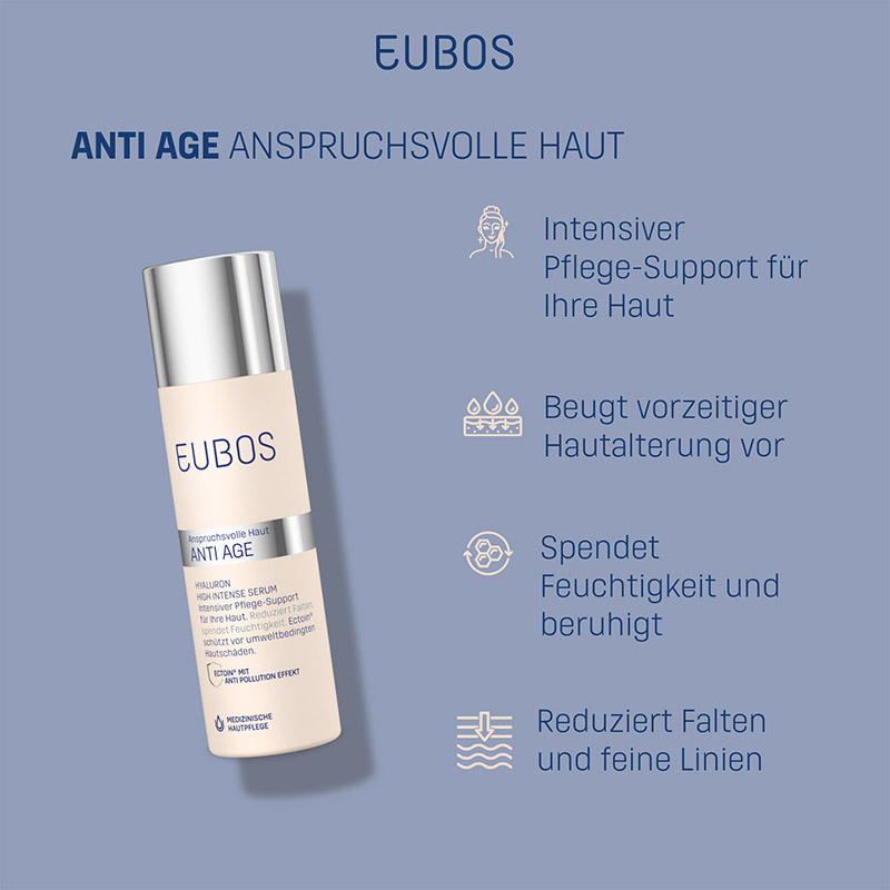 EUBOS HYALURON HIGH INTENSE SERUM 30 ml Konzentrat