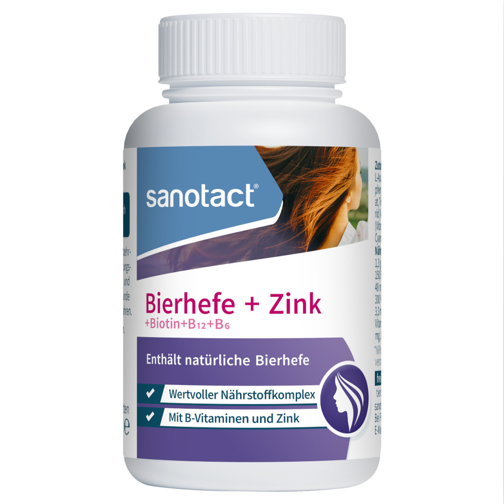 sanotact Bierhefe + Zink 180 St Tabletten