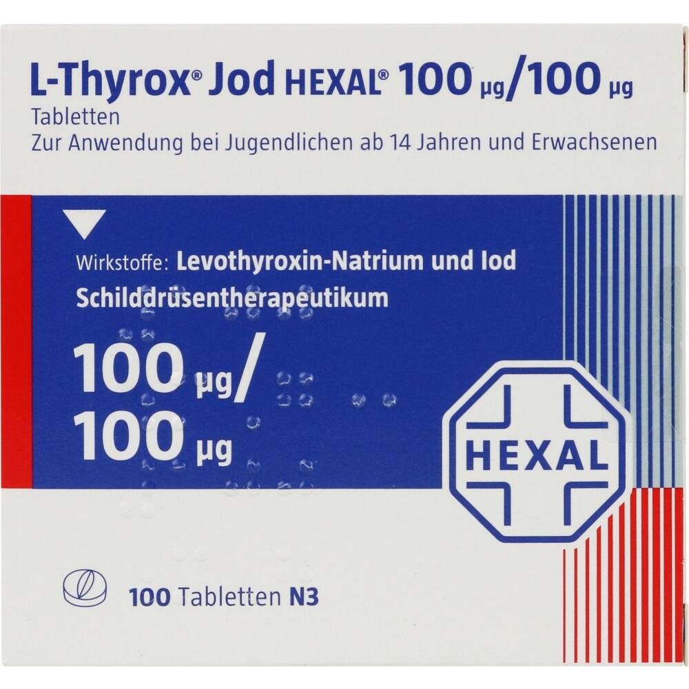 L-Thyrox Jod HEXAL 100 µg/100 µg 100 St Tabletten