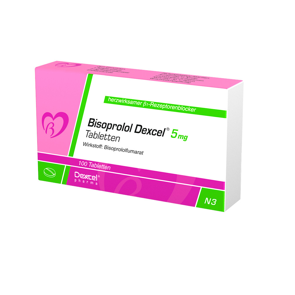 Bisoprolol Dexcel 5mg 100 St Tabletten