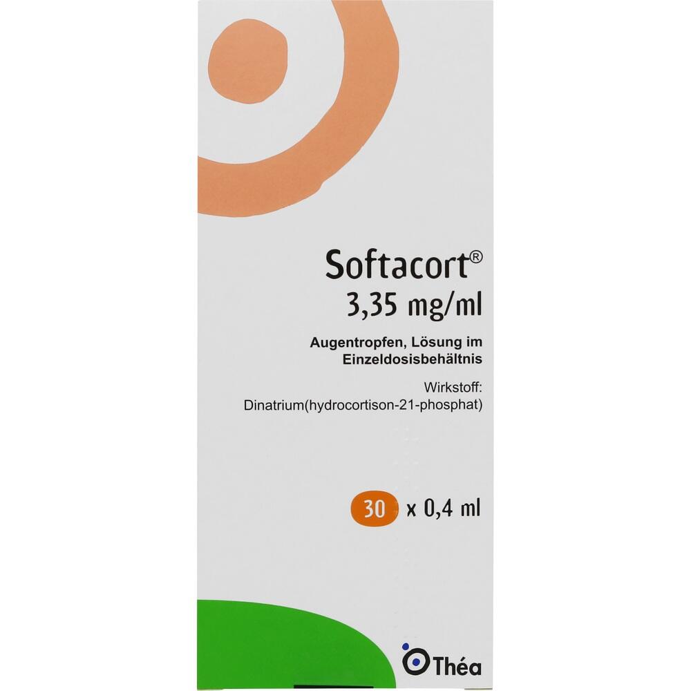 SOFTACORT 3,35 mg/ml Augentropfen Einzeldosisbeh. 30X0.4 ml Einzeldosispipetten