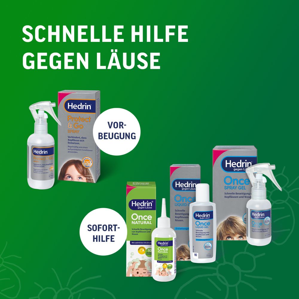 Hedrin Once NATURAL gegen Läuse  100 ml Liquidum