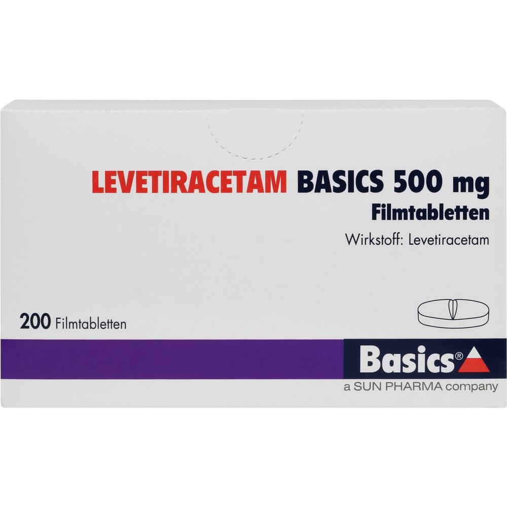 LEVETIRACETAM BASICS 500mg 200 St Filmtabletten