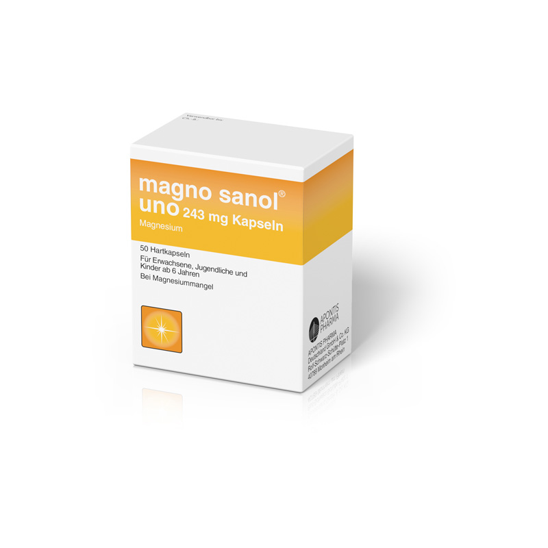 magno sanol uno 243 mg 50 St Hartkapseln