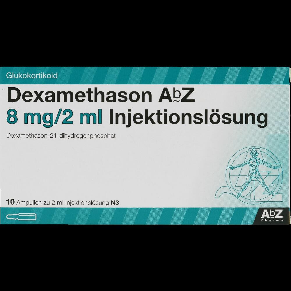 DEXAMETHASON AbZ 8 mg/2 ml Injektionslösung 10 St Ampullen