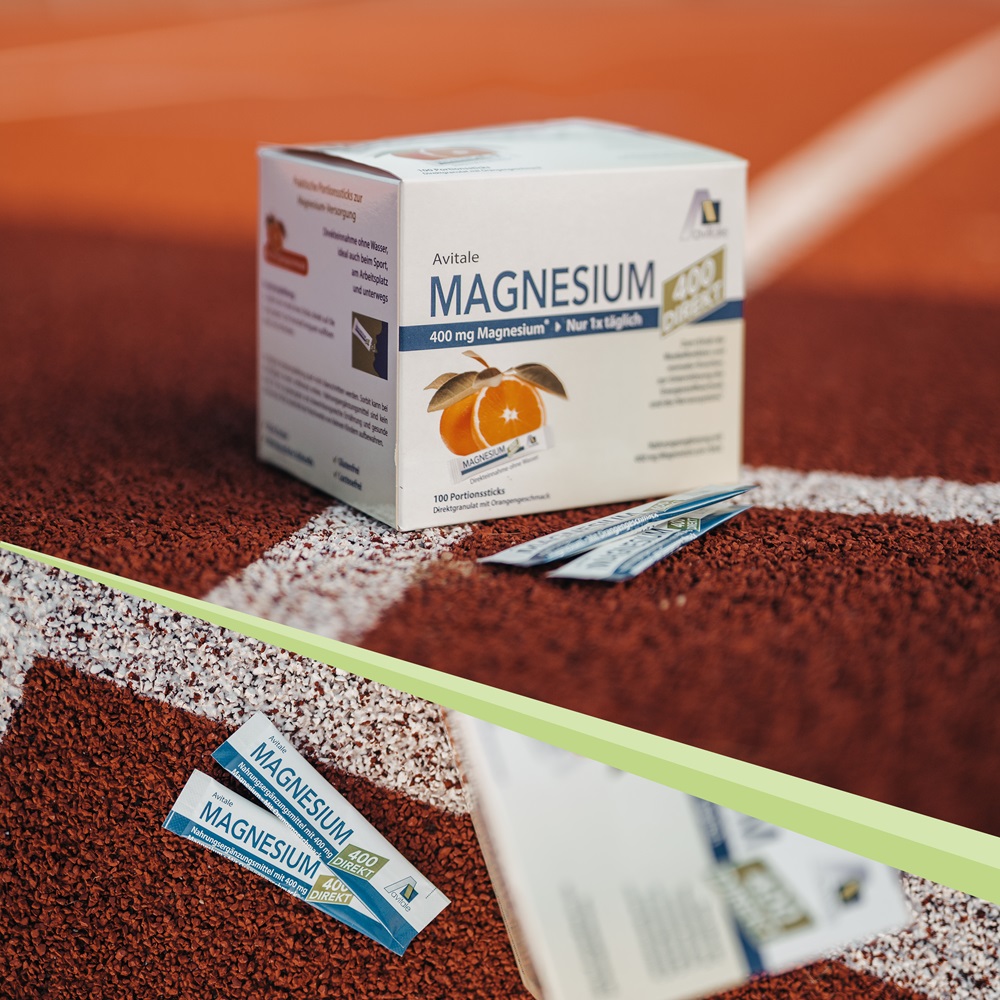 Avitale MAGNESIUM 400 DIREKT 100X2.1 g Granulat