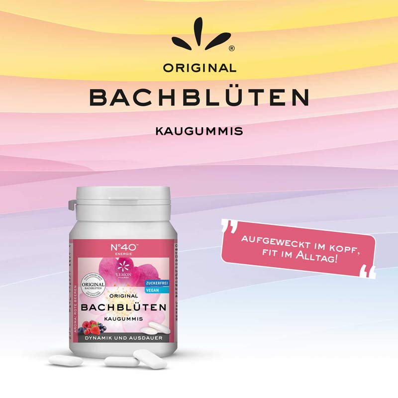 ORIGINAL BACHBLÜTEN KAUGUMMI No 40  40 St Kaugummi