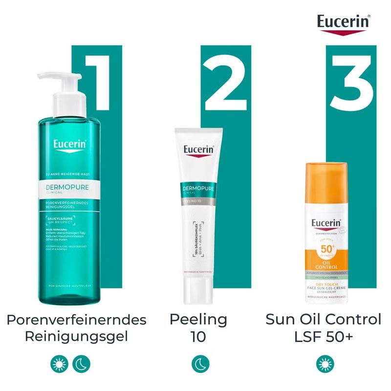 Eucerin DERMOPURE CLINICAL PEELING 10 40 ml Nachtcreme