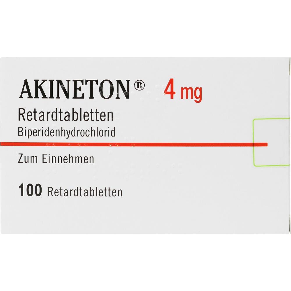 Akineton 4mg retard 100 St Retard-Tabletten