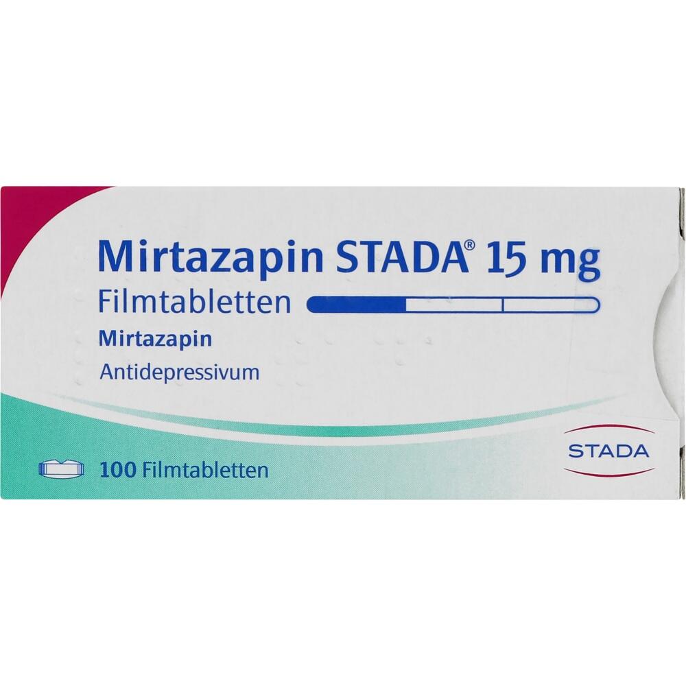 Mirtazapin STADA 15mg 100 St Filmtabletten