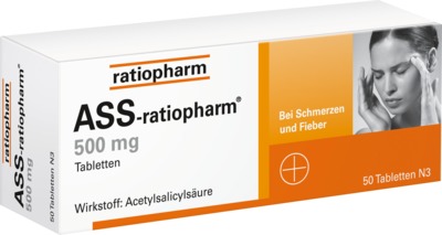 ASS-ratiopharm 500mg 50 St Tabletten
