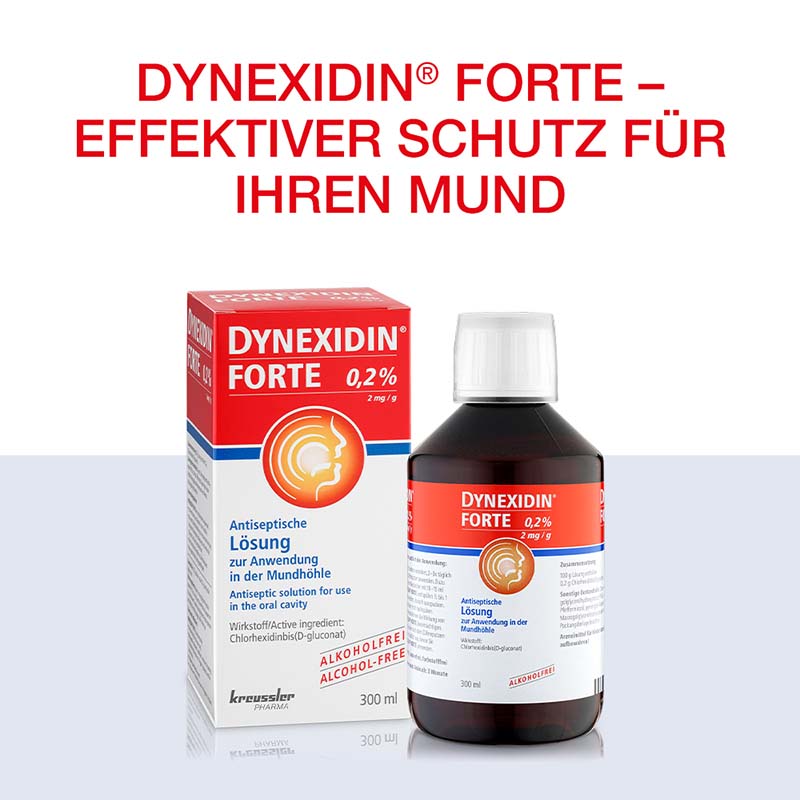 DYNEXIDIN FORTE 0,2% Antiseptische Lösung 300 ml Lösung