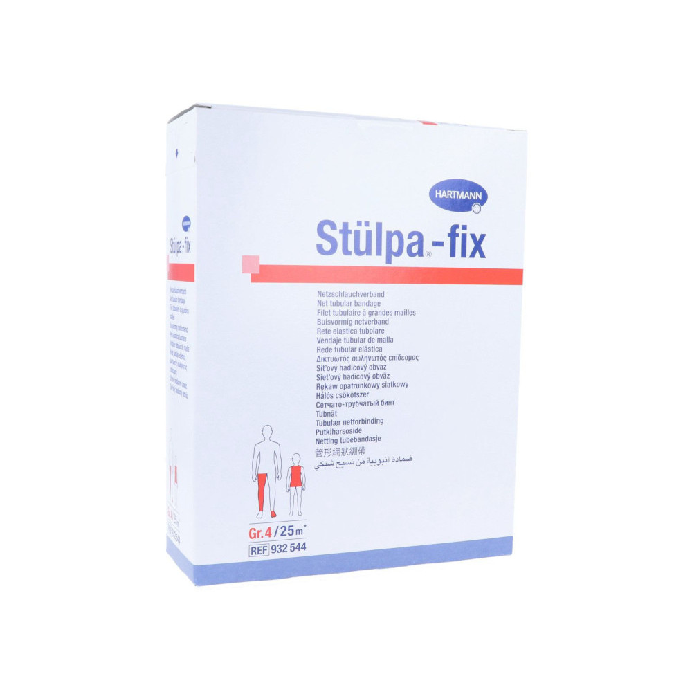 STÜLPA Fix Gr.4 Bein/Fuß/Kdr.Rumpf 25 m Netzschl. 1 St Verband