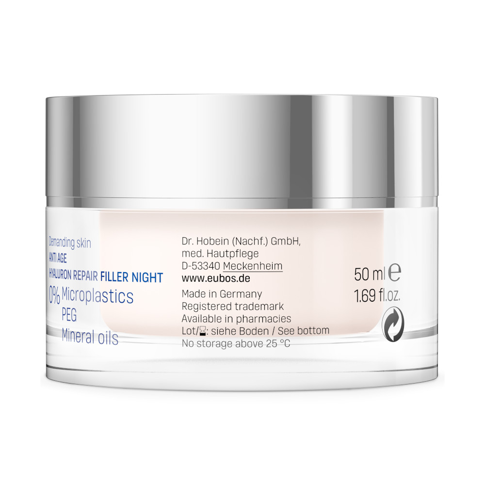 EUBOS ANTI AGE HYALURON REPAIR FILLER NIGHT Anspruchsvolle Haut 50 ml Creme