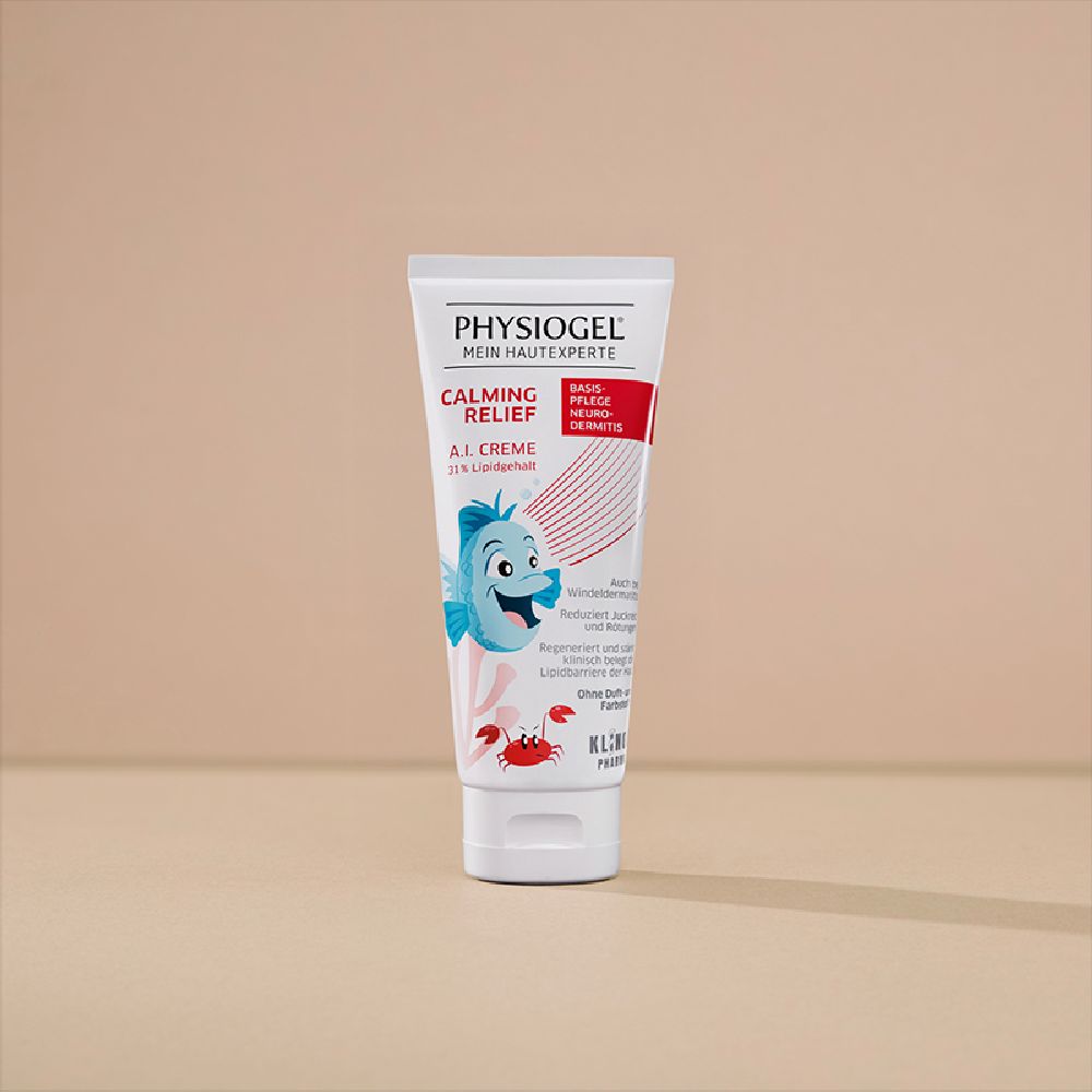 PHYSIOGEL CALMING RELIEF A.I. Creme Kids: Basispflege bei Neurodermitis und Windeldermatitis 100 ml Creme
