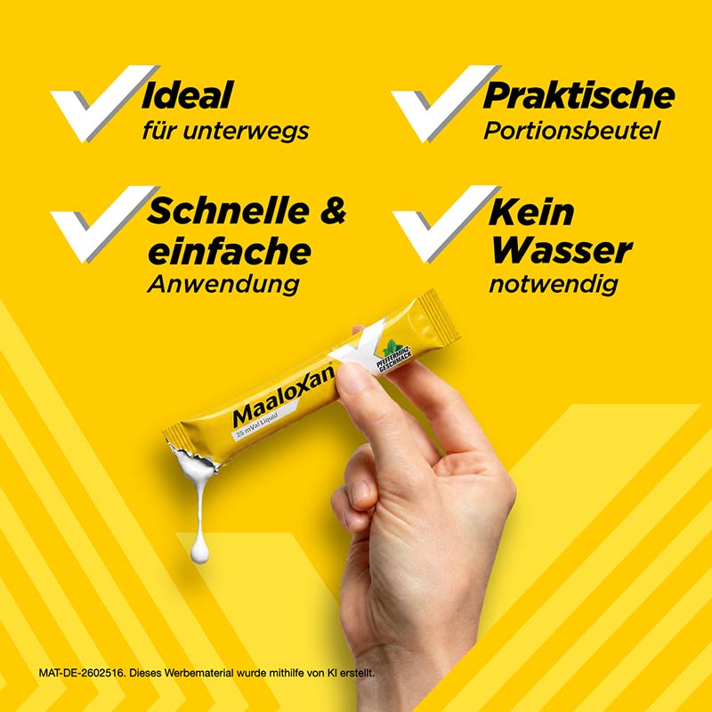 Maaloxan Suspension bei Sodbrennen & Magenschmerzen 20X10 ml Suspension