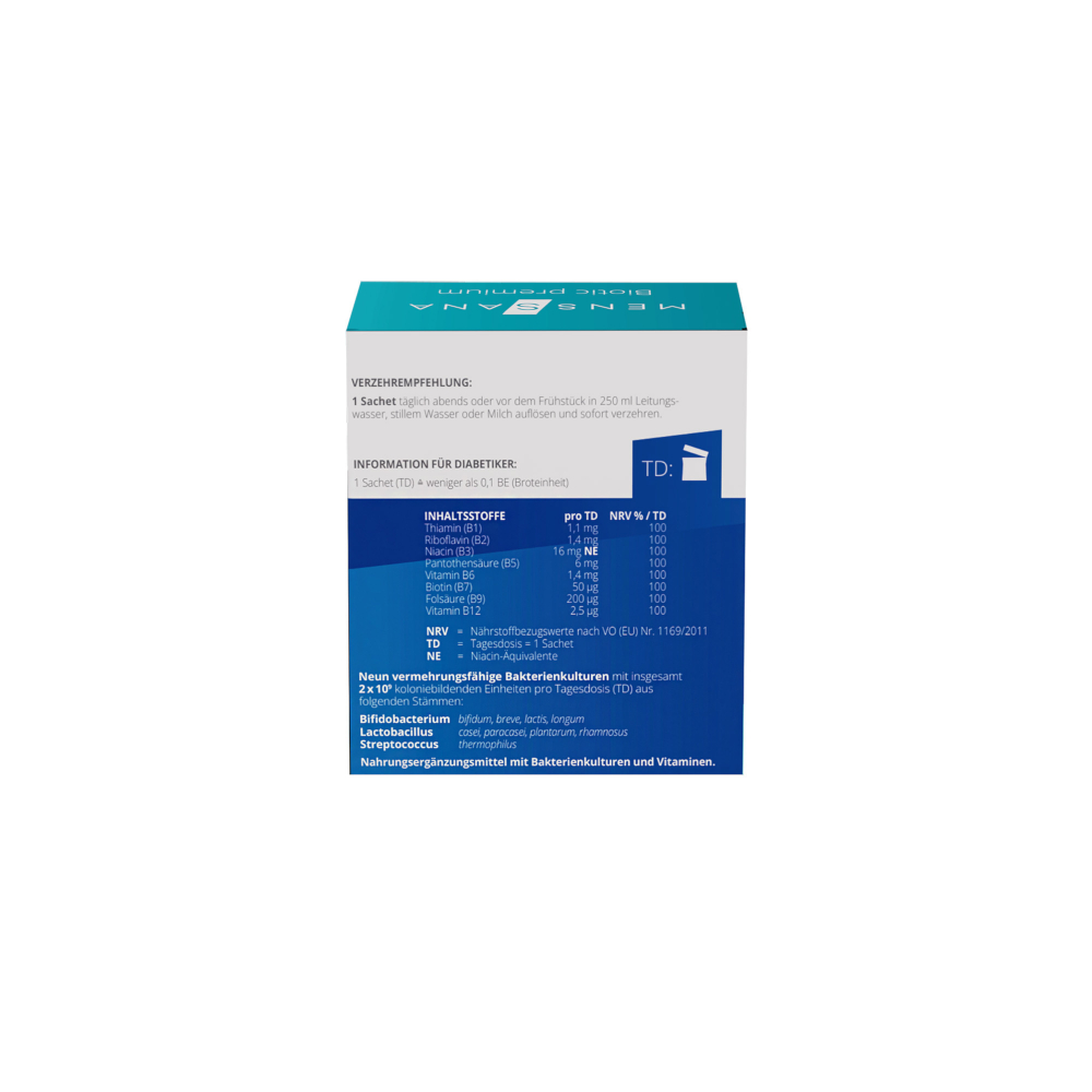 MensSana Biotic premium  10X2 g Beutel