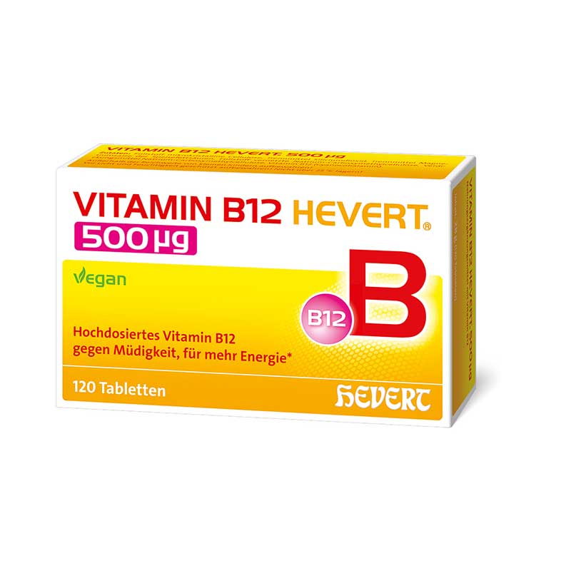 VITAMIN B12 HEVERT 500 µg 120 St Tabletten
