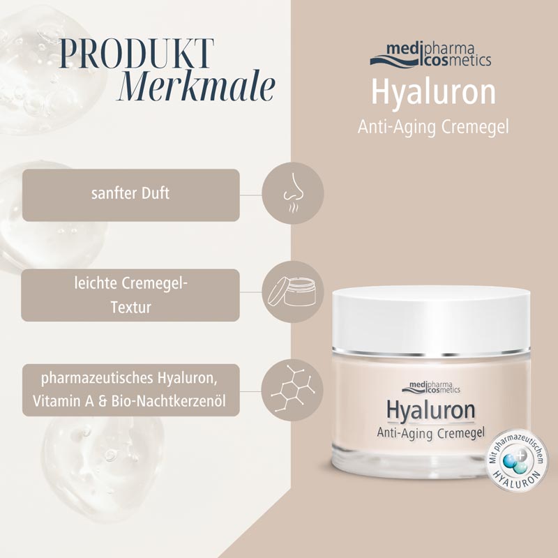 Hyaluron Anti-Aging Cremegel 50 ml Gel