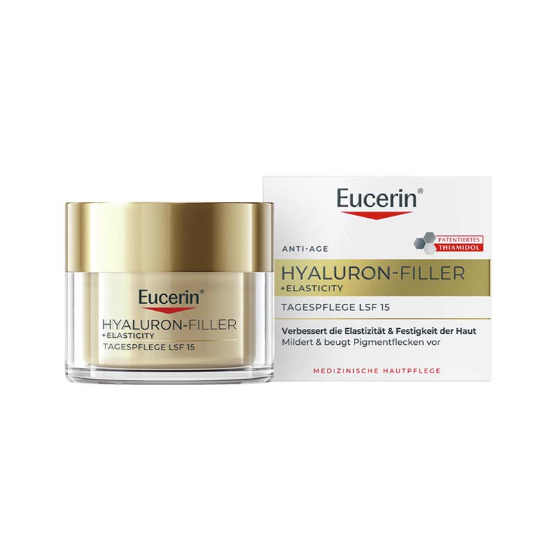 Eucerin HYALURON FILLER + ELASTICITY Anti Aging Tagespflege mit LSF 15 50 ml Creme