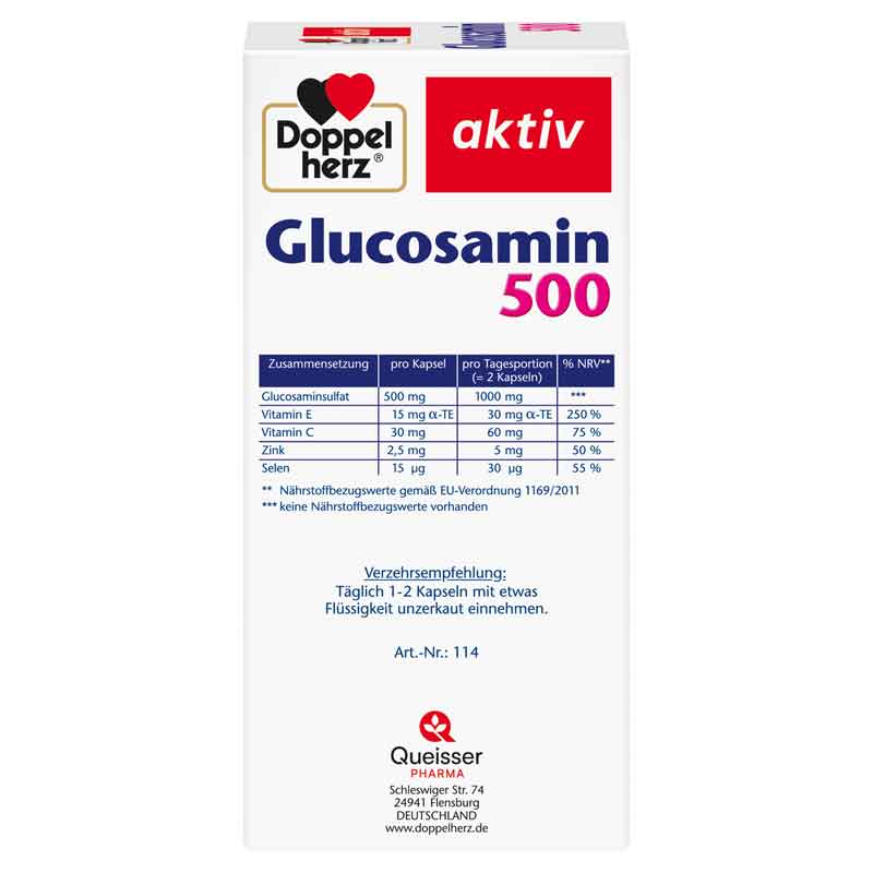 Doppelherz aktiv Glucosamin 500  120 St Kapseln