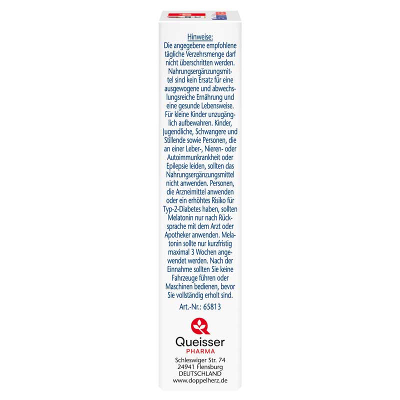Doppelherz aktiv Melatonin Schneller Einschlafen 40 St Tabletten