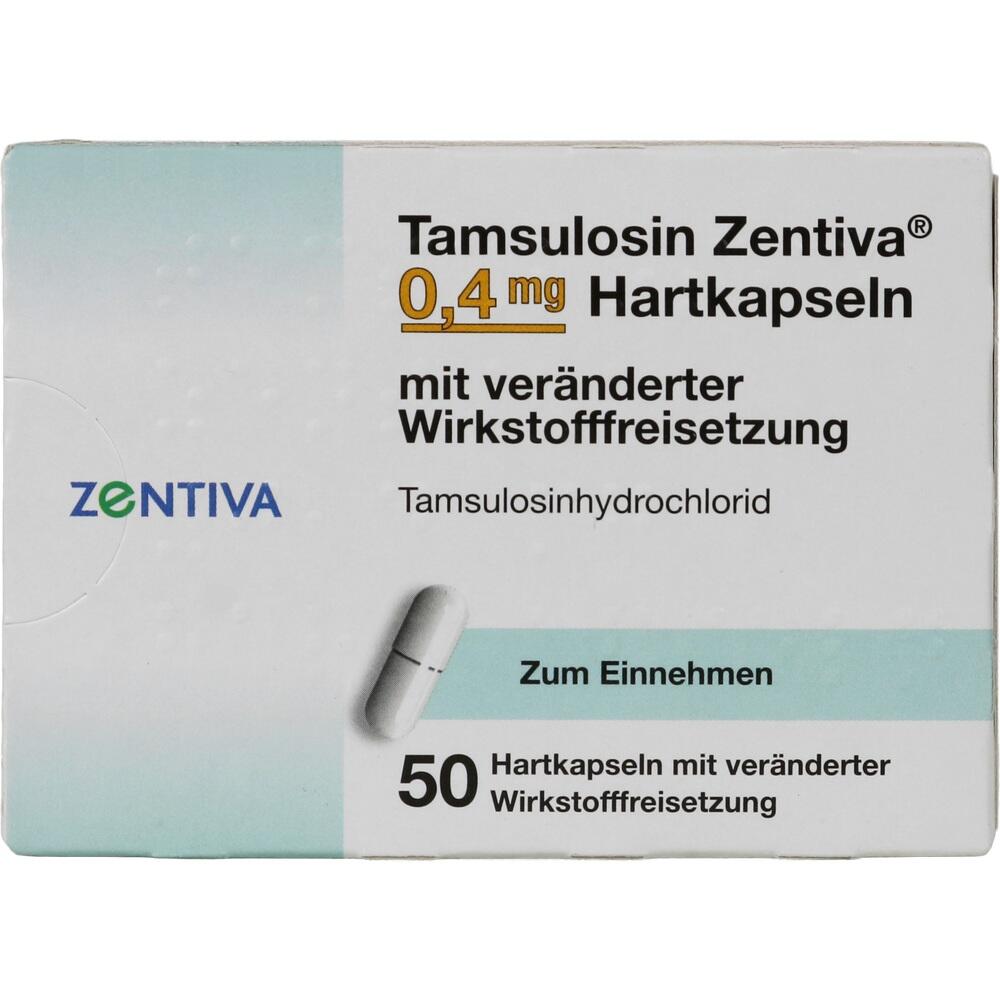 Tamsulosin Zentiva 0,4 mg 50 St Hartkapseln mit veränderter Wirkstofffreisetzung